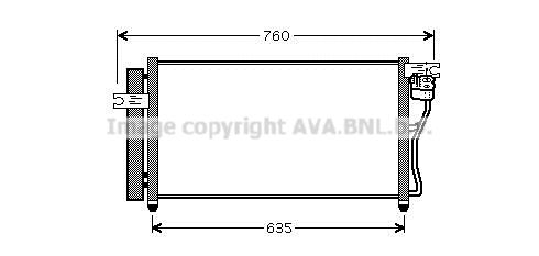 AVA QUALITY COOLING Lauhdutin, ilmastointilaite HY5178D